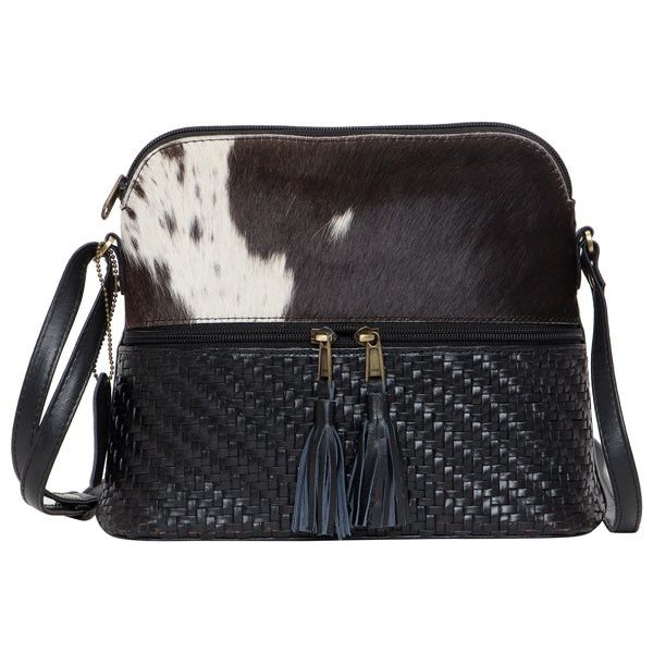 Finland - Cowhide Woven Sling Bag by HYDE™
